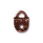 TierraCast R&R Strap Tip Link / pewter with antique copper finish  / 94-3159-18