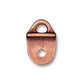 TierraCast Strap Tip Link / pewter with antique copper finish / 94-3175-18