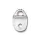 TierraCast Strap Tip Link / pewter with a bright rhodium finish / 94-3175-61