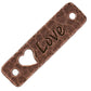 TierraCast Love Link / pewter with antique copper finish / 94-3190-18