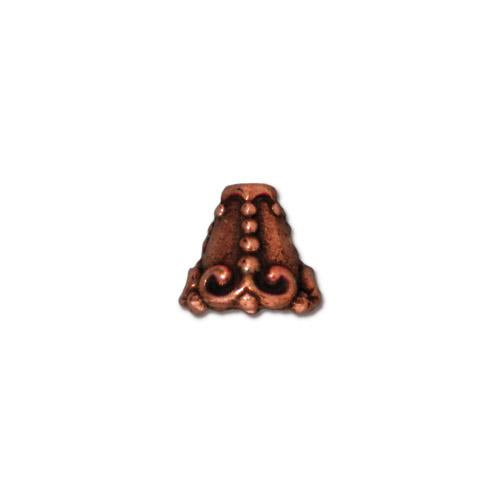 TierraCast Heirloom Cone / pewter with antique copper finish  / 94-5619-18