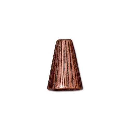 TierraCast Radiant Tall Cone / pewter with antique copper finish  / 94-5737-18