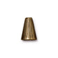 TierraCast Radiant Tall Cone / pewter with a brass oxide finish  / 94-5737-27