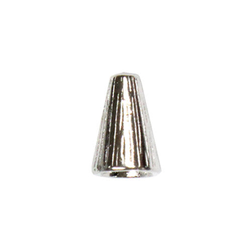 TierraCast Radiant Tall Cone / pewter with a bright rhodium finish  / 94-5737-61