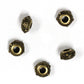 TierraCast Spiral Euro Bead /  pewter with brass oxide finish / large hole bead / 94-5757-27
