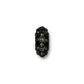 TierraCast Casbah Euro Bead / pewter with a black finish / large hole bead / 94-5760-13