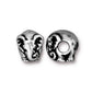 TierraCast Elephant Euro Bead / pewter with antique silver finish / large hole bead / 94-5763-12