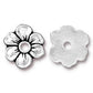 TierraCast Apple Blossom Rivetable Bead / pewter with an antique silver finish / 94-5801-12