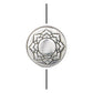 TierraCast 14mm Lotus Puffed Bead / pewter with antique silver finish / 94-5823-12