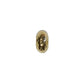TierraCast 7mm Hammertone Rondelle Bead / plated pewter with a bright gold finish / 94-5856-25