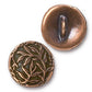 TierraCast Bamboo Button / pewter with antique copper finish  / 94-6569-18