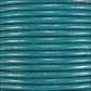 TURQUOISE 2mm Round Leather Cord / sold by the meter