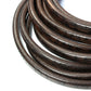BROWN BARK Regaliz 10 x 6mm Leather Cord / sold by the foot / jewelry leather for bracelets