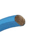 SKY BLUE Regaliz 10 x 6mm Leather Cord / sold by the foot / jewelry leather for bracelets