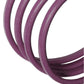 PLUM Regaliz 10 x 6mm Leather Cord / sold by the foot / jewelry leather for bracelets