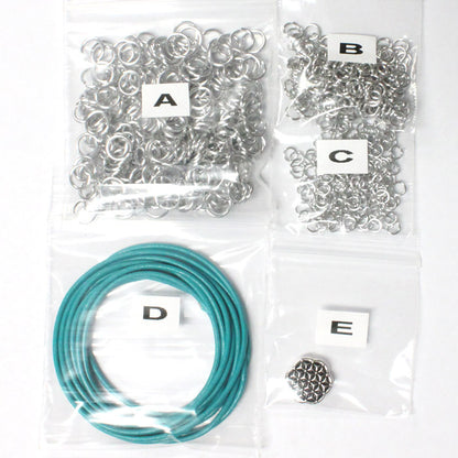 Component Kit for Triple Wrap-sody Chainmail Bracelet