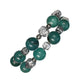 Green Agate Memory Wire Stacking Bracelets / 6 to 7 Inch wrist size