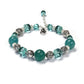 Green Agate Bracelet / 6 to 7 Inch wrist size / with extender chain