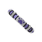 LILAC PURPLE Dog Paw Bracelet / fits 6.5 to 7 Inch wrist size / leather with magnetic clasp