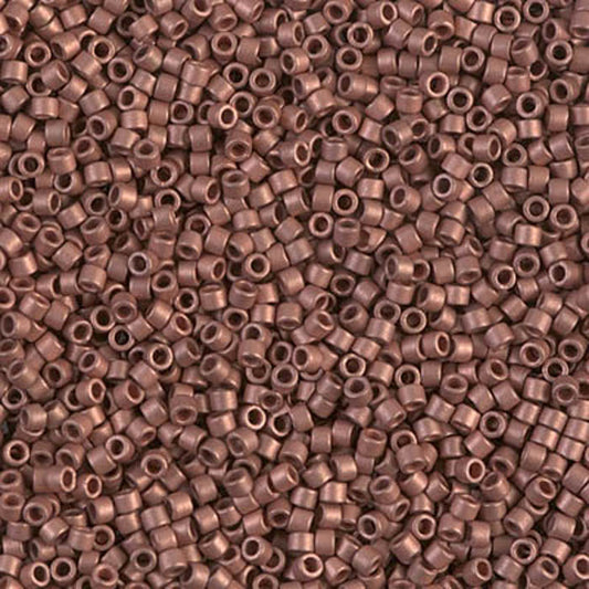 DB-0340 Copper Plated Matte 11/0 Miyuki Delica Seed Beads (10 gram bag)