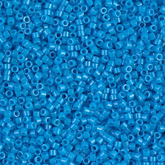 DB-0659 Capri Blue Opaque Dyed 11/0 Miyuki Delica Seed Beads (10 gram bag)