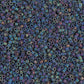 DB-0871 Black Matte Rainbow 11/0 Miyuki Delica Seed Beads (10 gram bag)