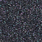 DB-1001 11/0 Miyuki Delica Seed Beads / 10 grams / green violet blue metallic rainbow / round cylinder seed beads