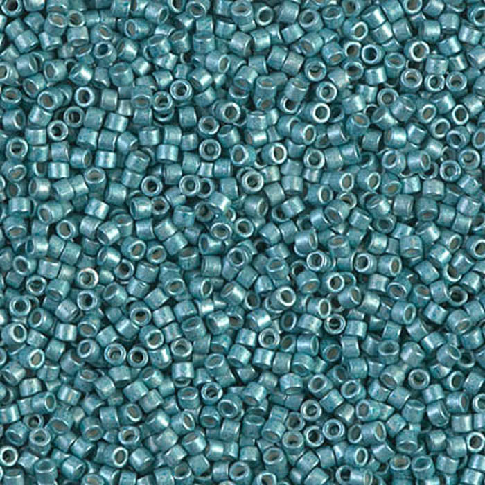 DB-1183 Dark Aqua Matte Galvanized 11/0 Miyuki Delica Seed Beads (10 gram bag)