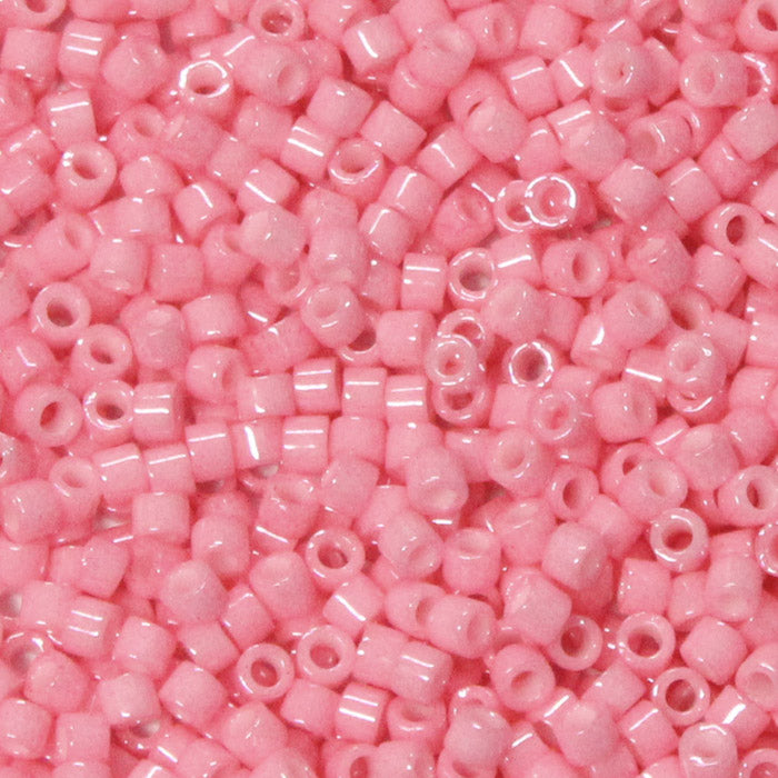 DB-1371 Bright Rose Dyed 11/0 Miyuki Delica Seed Beads (10 gram bag)