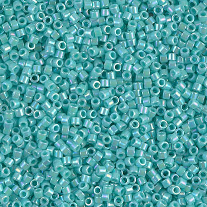 DB-1576 Dark Seafoam Rainbow 11/0 Miyuki Delica Seed Beads (10 gram bag)