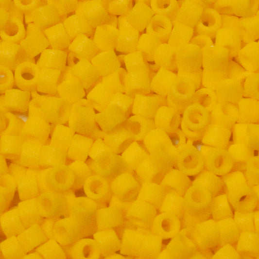 DB-1582 Canary Yellow Matte 11/0 Miyuki Delica Seed Beads (10 gram bag)