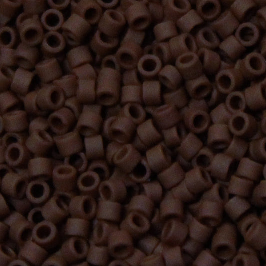 DB-1584 Opaque Espresso Bean Brown 11/0 Miyuki Delica Seed Beads (10 gram bag)