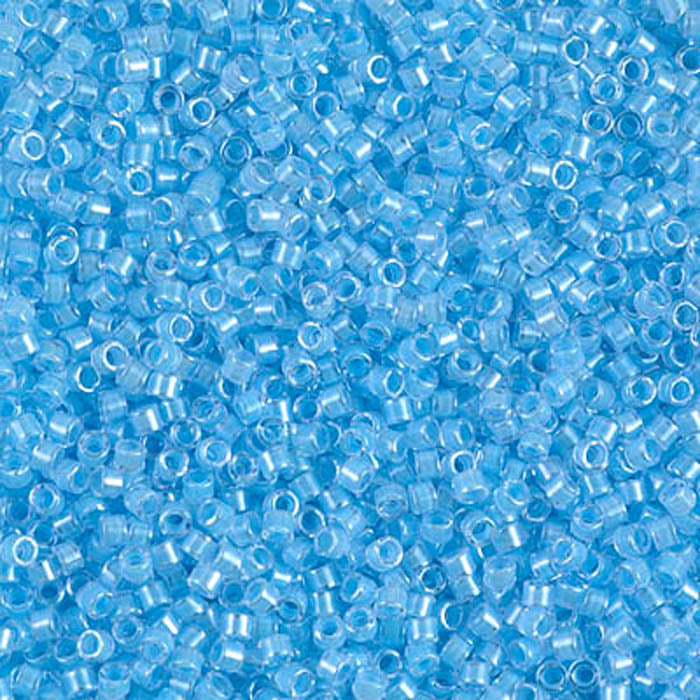 DB-2039 Luminous Blue Bird CL 11/0 Miyuki Delica Seed Beads (10 gram bag)