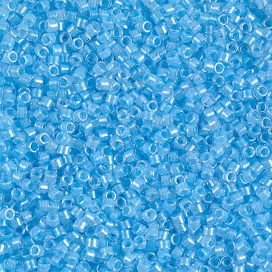 DB-2039 Luminous Blue Bird CL 11/0 Miyuki Delica Seed Beads (10 gram bag)