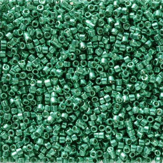 DB-2506 Dark Aqua Green Duracoat Galvanized 11/0 Miyuki Delica Seed Beads (10 gram bag)