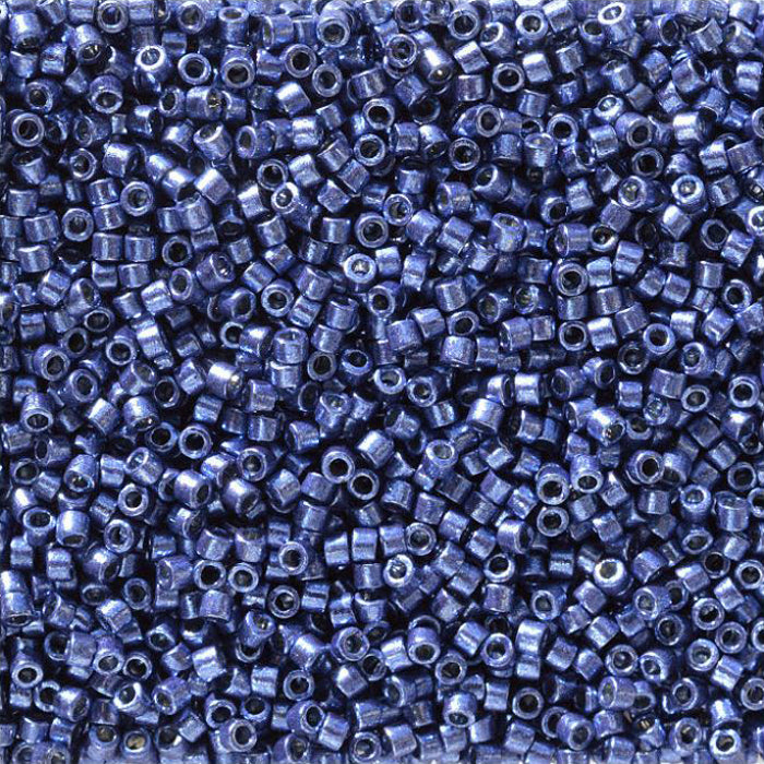 DB-2517 Mermaid Blue Duracoat Galvanized 11/0 Miyuki Delica Seed Beads (10 gram bag)