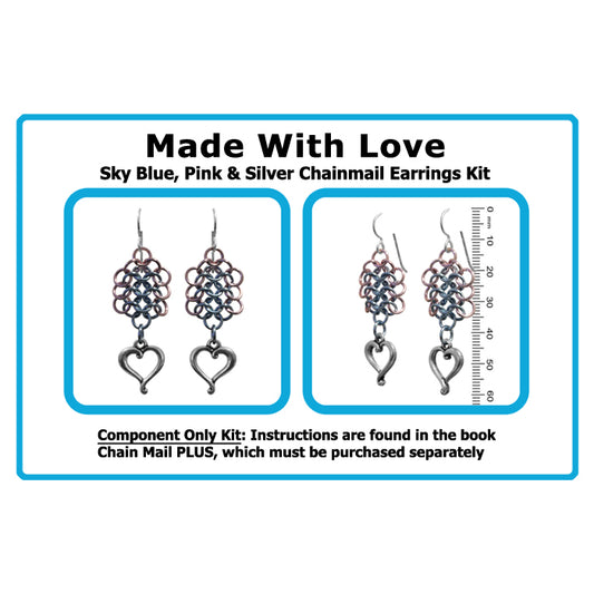 Component Kit for Made With Love Chainmail Earrings