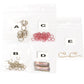 Component Kit for Pink Champagne Chainmail Earrings