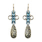 Fiesta en el Jardin Chainmail Earrings / choose from 3 color options / 58mm length / gold filled hook earwires