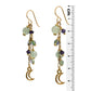 Crescent Moon Earrings / 63mm length / gold filled earwires