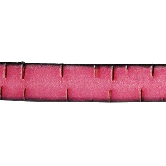 PINK BARK 10mm Flat Leather Strap / sold by the foot / 10 mm wide x 2 mm thick