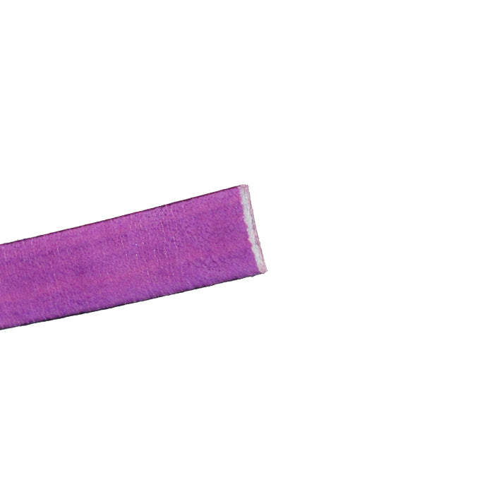 VIOLET Italian Dolce Flat Leather Strap / sold by the foot / 10 mm wide x 2 mm thick
