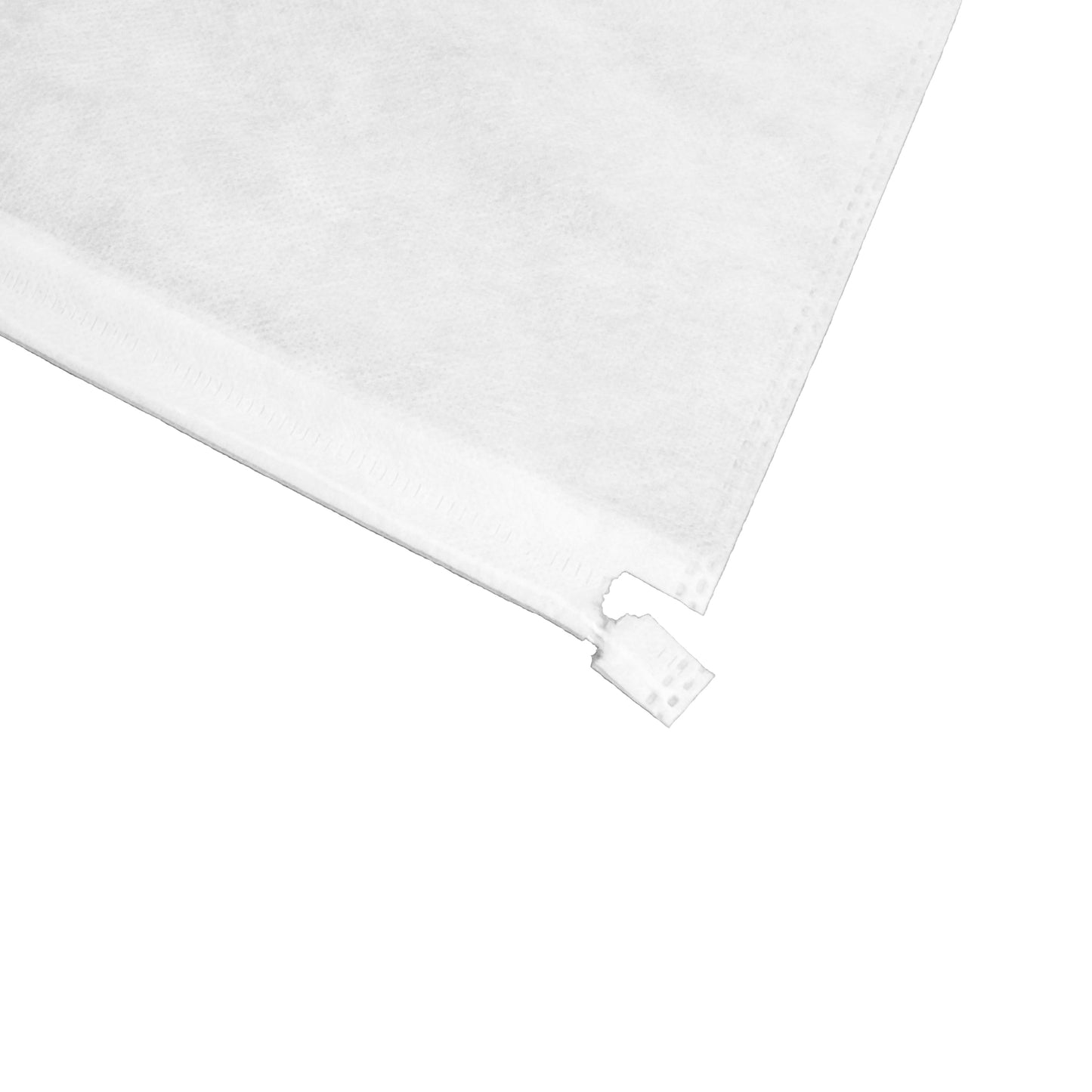 Plant Fiber Mesh Bag / 30 x 20 cm / white color with drawstring closure
