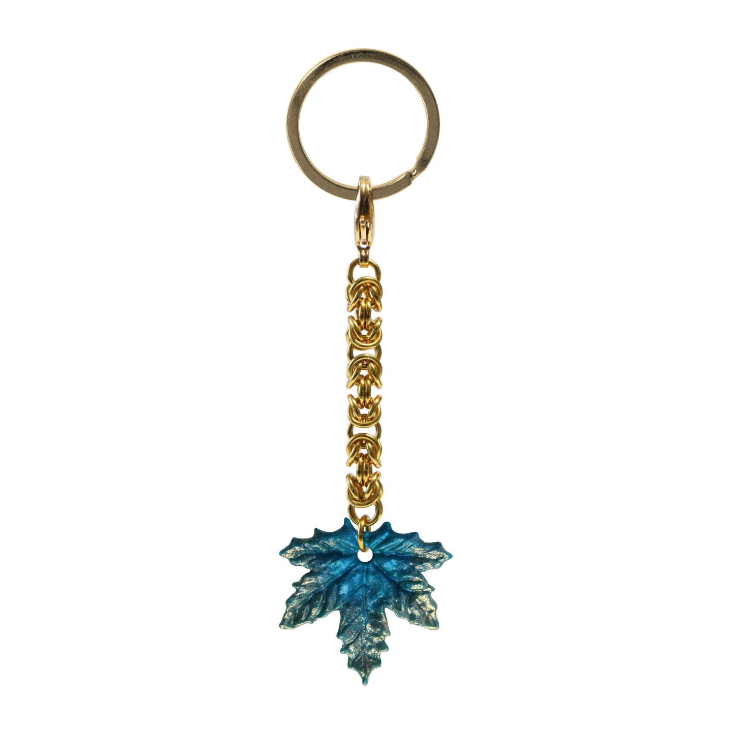 Maple Leaf Keychain / 100mm length / choose from 4 colorways
