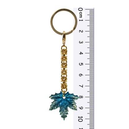 Maple Leaf Keychain / 100mm length / choose from 4 colorways