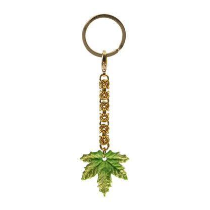 Maple Leaf Keychain / 100mm length / choose from 4 colorways