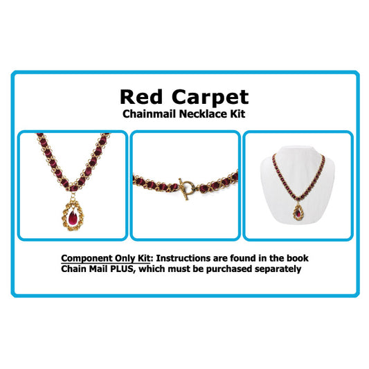 Component Kit for Red Carpet Chainmail Necklace