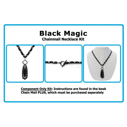 Component Kit for Black Magic Chainmail Necklace