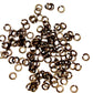 SHINY BRONZE / 2.4mm 20 GA Jump Rings / 5 Gram Pack (approx 350) / sawcut round open anodized aluminum