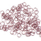 SHINY PINK 3.4mm 20 GA Jump Rings / 5 Gram Pack (approx 275) / sawcut round open anodized aluminum